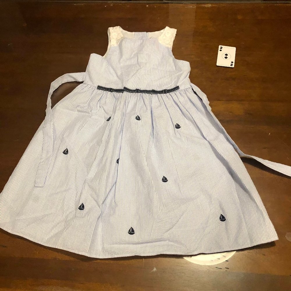 Good lad Light Blue Sailboat Dress